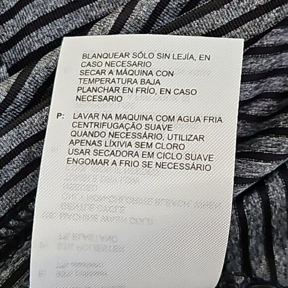 Adidas Golf 2-Button Polo Men's 2XL Gray Black Horizontal Stripe NWT Performance - Picture 10 of 16